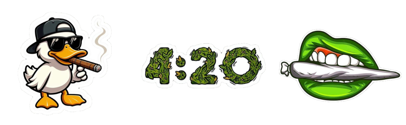 Plantilla stickers 420